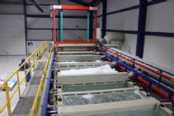 Компания SANİTEC Makina начала работу своего покрытия.
