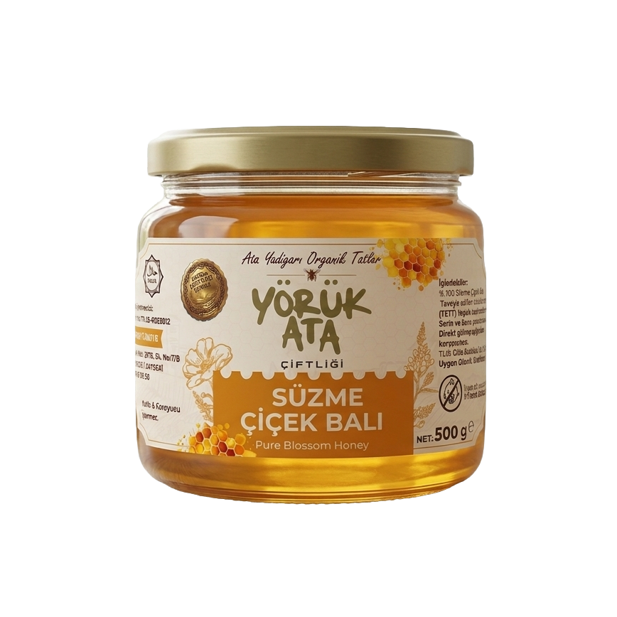 Süzme Çiçek Balı (500 g)